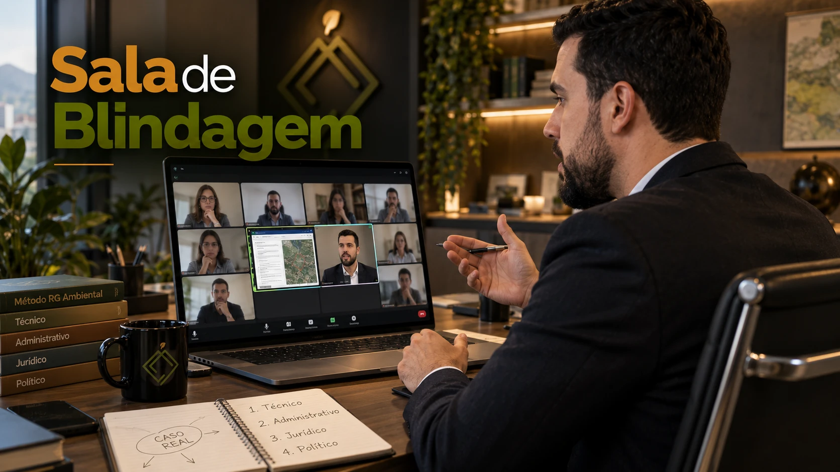 Sala de Blindagem, sessão ao vivo pelo Zoom com Rafael Giassi analisando o caso de um aluno